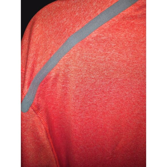 Nike Golf Dri-Fit Tour Performance Polo Shirt Orange Heather W/ Gray Accents Lar - Picture 3 of 8
